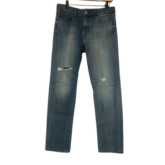 UNIQLO Stretch Skinny Fit Tapered Low Rise Jeans, Size 28, NWOT - Picture 1 of 16